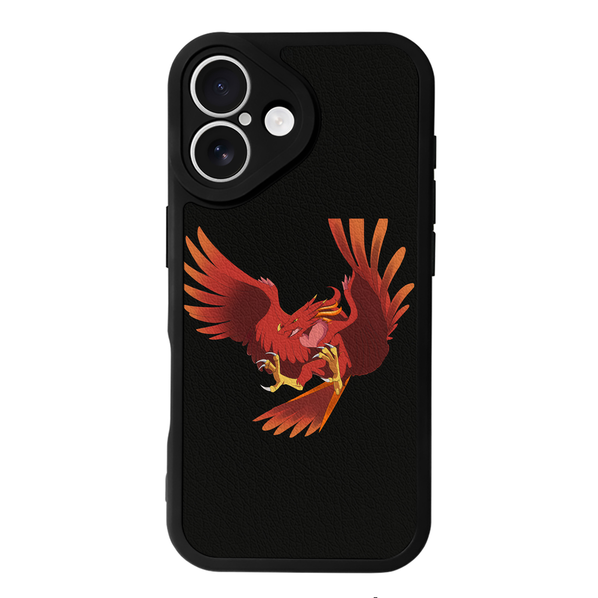 （画像用） Digimon デジタルモンスター/デジモン 【iPhone 16シリーズ対応】シリコンスマホケース（レザー調） 材質：シリコン
